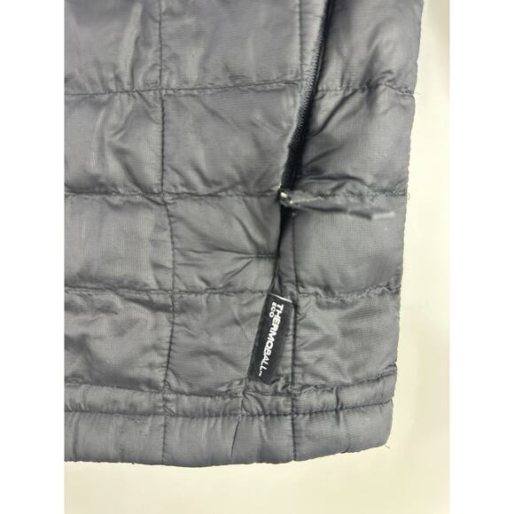 The North Face Boys ThermoBall Hooded Jacket Small 7/8 Full Zip Puffer *Flawed - Picture 6 of 14